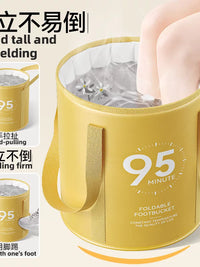Portable Foldable Foot Spa Basin with Insulation for Soaking and Steaming