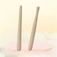 Wooden Guiro Percussion Instrument with Mallet for Kids' Early Education
