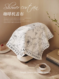 Coffee Machine Dust Cover, Velvet Fabric, Multi-functional Protective Cloth for Kitchen Appliances
