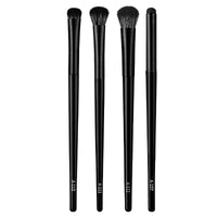 JONBOS Soft Fiber Eyeshadow Brush Set with Wooden Handle for Blending and Detailing