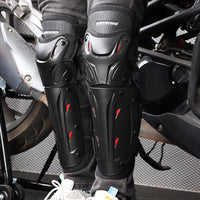 Motorcycle Knee and Elbow Protector Set - Windproof, Warm, Anti-Fall Gear for Riders