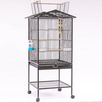 Metal Bird Cage for Parrots and Ornamental Birds, Pet Aviary