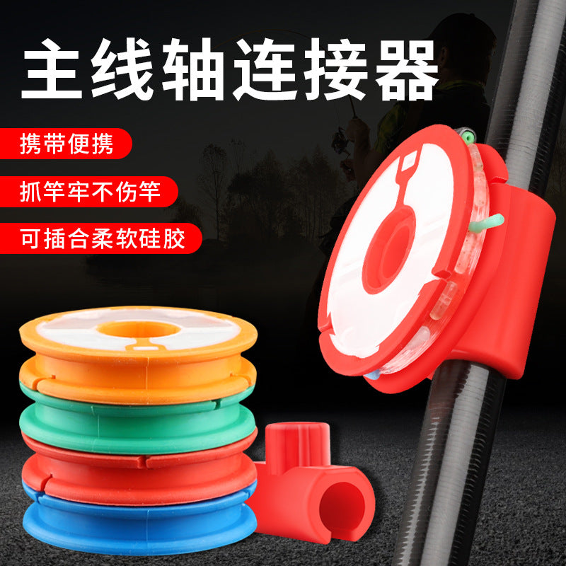 Silicone Fishing Line Spool Holder and Organizer for Rods