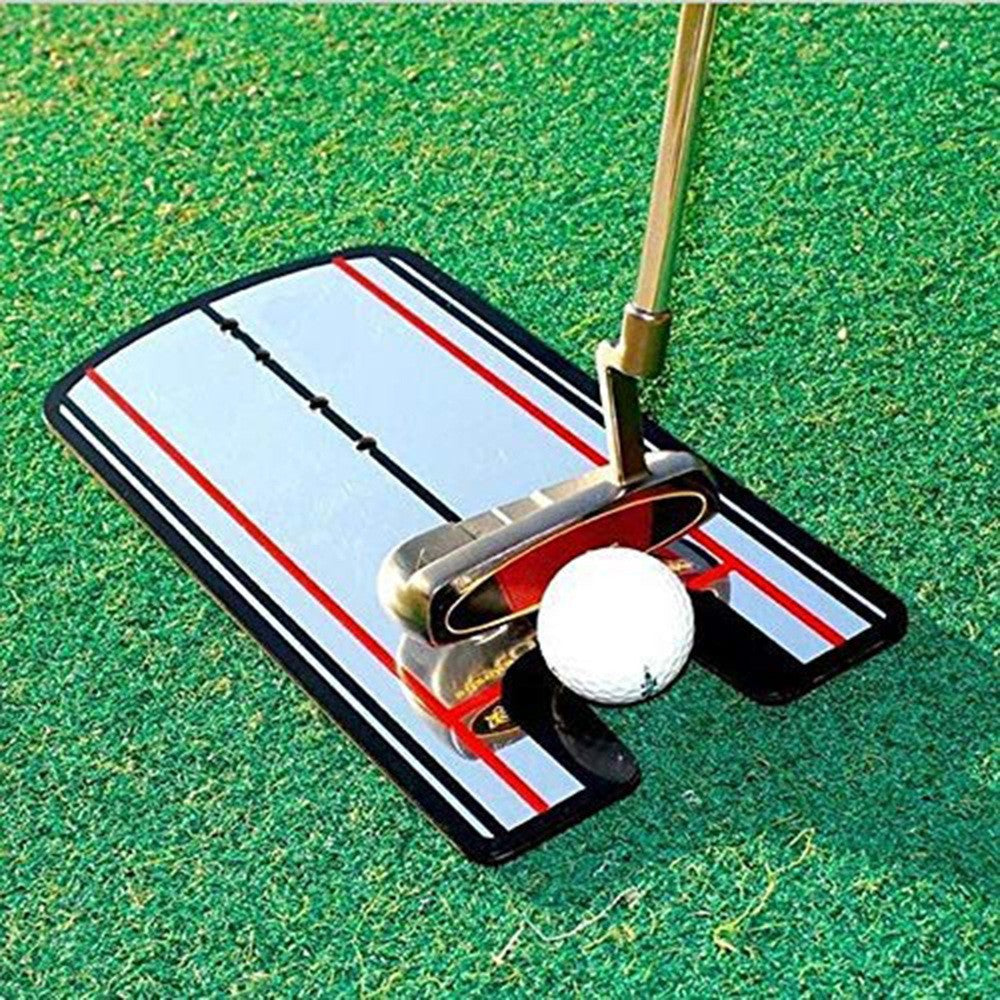 Golf Putting Alignment Mirror Training Aid for Posture Correction
