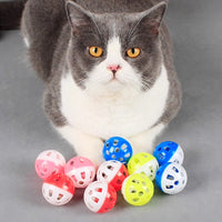 Hollow Bell Ball Interactive Pet Toy for Cats and Birds