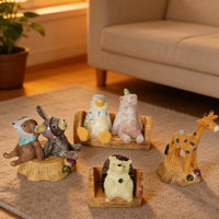 Mushroom Tree Stump Stool Miniature Ornament for Micro Landscape Decor