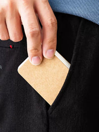 Portable Ring-Bound Blank Flashcards for Vocabulary Learning, Small Memo Pad with Detachable Iron Ring