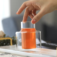 Double-Layer Insulated Glass Candle Holder for DIY Scented Candles and Decorations