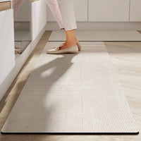 Minimalist Diatomaceous Earth Kitchen Mat Absorbent Oil-Proof Non-Slip Soft Pad for Home Restaurant