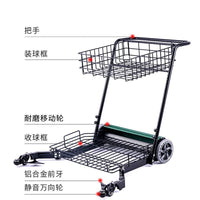 Tennis Ball Collector Cart, Automatic Ball Picker Upper, Tennis Ball Hopper for Coaches