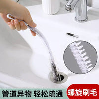 Drain Clog Remover Brush for Sinks, Tubs, and Pipes - Hair Catcher and Cleaner Tool