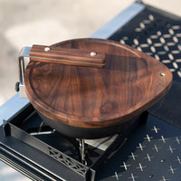 Muyouwu Nitrided Iron Camping Pot with Detachable Handle