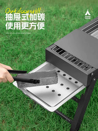 Portable Folding Charcoal BBQ Grill for Home Outdoor Indoor Use