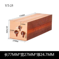 Pure Copper Heatsink Fin Array for Computer Cooling, Adjustable Length