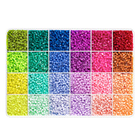 DIY Perler Beads Kit for Kids - Craft Making Set with Tools and Refills