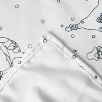 Halloween Washable Coloring Tablecloth with Reusable Doodle Design