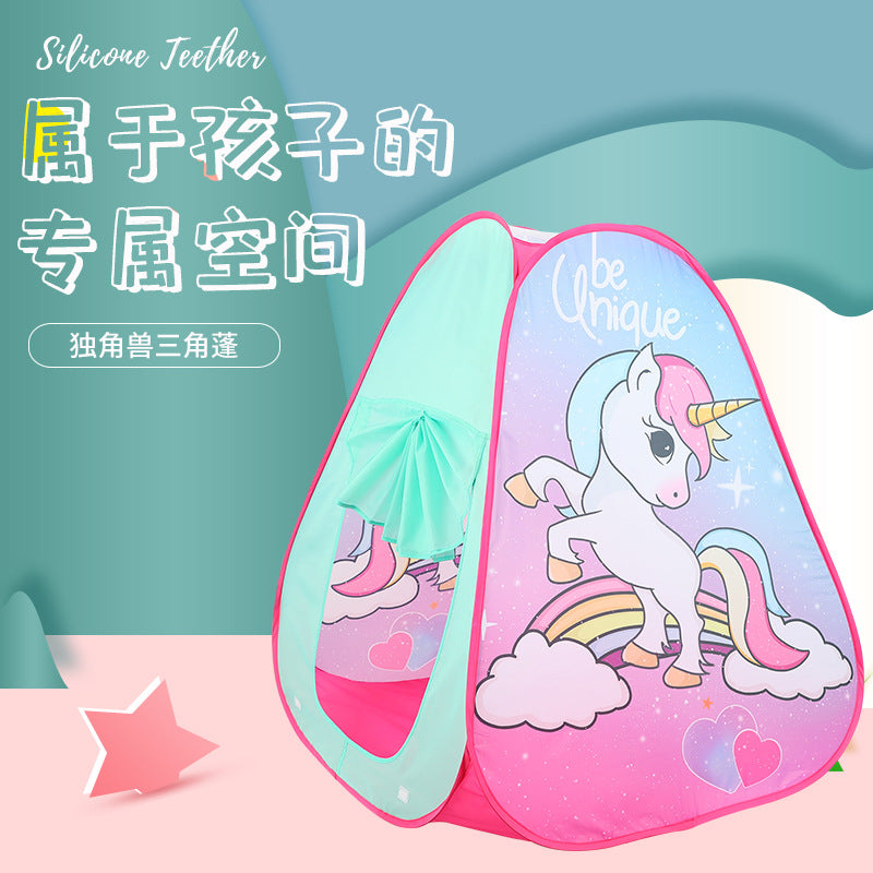 Unicorn Kids Play Tent Indoor Outdoor Picnic Game House for Toddlers