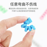 Silicone Spiral Cable Protector for Phone and Computer Charging Cables
