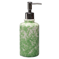 Ceramic Lotion Dispenser Bottle Set for Shampoo, Conditioner, and Body Wash - Hotel Bathroom Style