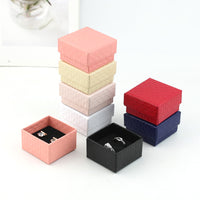 Diamond Pattern Lid-and-Base Jewelry Gift Box for Rings, Earrings, Bracelets, Necklaces, Pendants