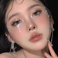 Face Gems Self-Adhesive Rhinestone Stickers for Festivals and Stage Makeup