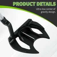 JTS Zinc-Aluminum Alloy Right-Handed Golf Mallet Putter