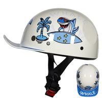 Kids Electric Bicycle Helmet Vintage Baseball Cap Style Half Helmet