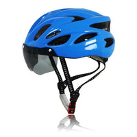 Motorcycle Delivery Helmet with Goggles - Integrated Design, Breathable, Lightweight