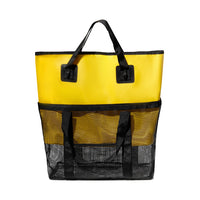 2-in-1 Detachable Waterproof Beach Bag with Mesh Wet Pocket for Swimming & Travel