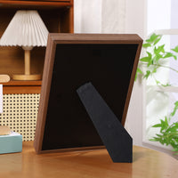 Walnut Deep Shadow Box Frame for Dried Flowers & Specimens - Wall Mount & Tabletop Display
