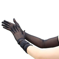 Women's UV Protection Sunscreen Gloves for Cycling & Driving, Breathable Ice Silk Full Finger Gloves