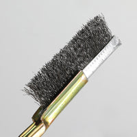 Mini Wire Brush Set with Replaceable Heads for Rust Removal and Cleaning