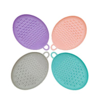 Silicone Makeup Brush and Sponge Cleaning Mat with Suction Cups