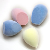 Flocked Makeup Sponge Blender - Wet & Dry Use, Non-Powder Absorbing, Professional Cosmetic Applicator