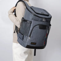 Large Insulated Cooler Backpack 35L for Outdoor Picnic Food Delivery