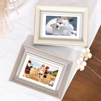 Elegant Photo Frame for Tabletop or Wall Mount, Available in Various Sizes (5, 6, 7, 8, 10, 12 inch, A4)