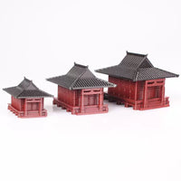 Chinese Zen House Miniature Ancient Architecture Model for Micro Landscape Aquariums and Bonsai
