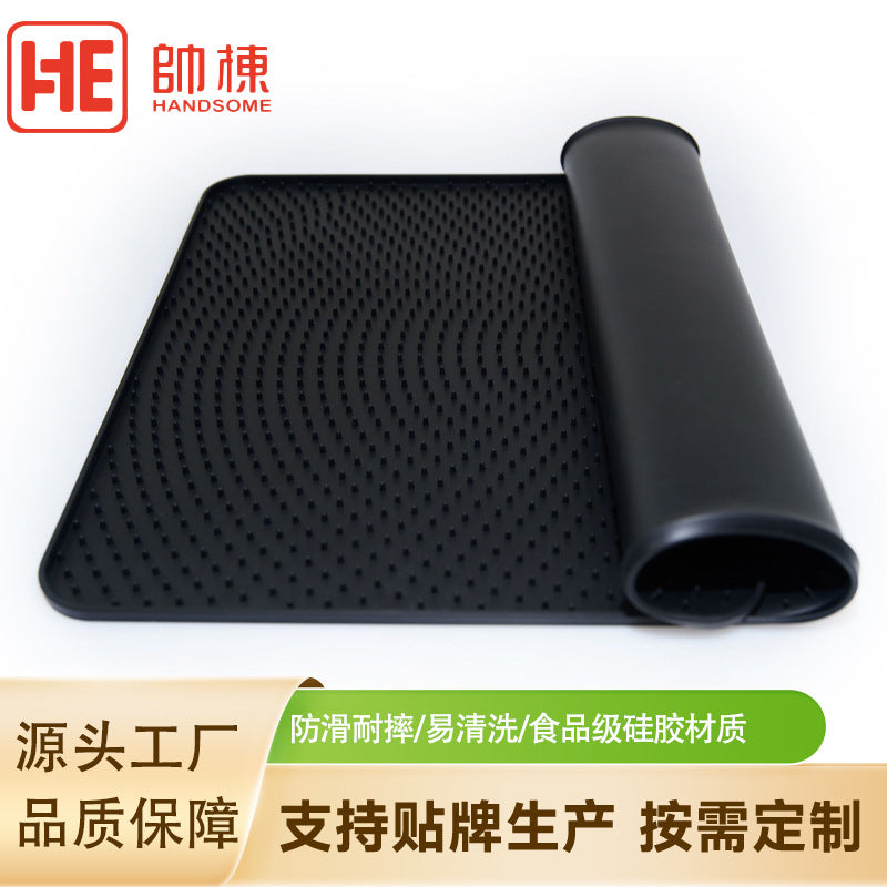 Silicone Cat Litter Mat Pet Feeding Mat Non-slip Waterproof