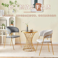 Minimalist Luxury Dining Chair and Table Set for Home, Restaurant, or Salon