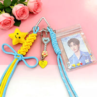Zhu Zhixin Fan Support Keychain Bag Charm with Photos