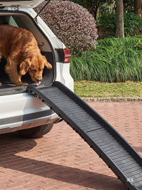 Foldable Pet Ramp Stair Aid for Cars, Dog Step Ladder
