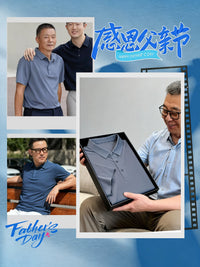 Men's Cooling Polo Shirt Gift Set for Father's Day