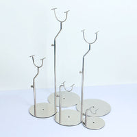 304 Stainless Steel Doll Stand for BJD OB11 Dolls, Display Holder