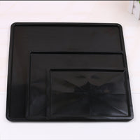 Rectangular Ceramic Succulent Planter Tray with Drainage Base
