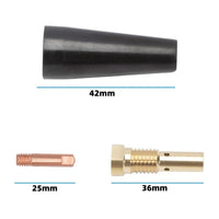 15AK MIG Welding Torch Consumables Kit - 15 Pieces