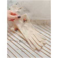 Women's Touchscreen Driving Gloves for Spring, Autumn, and Winter - Anti-Slip UV Protection
