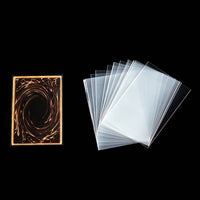 Clear CPP Card Sleeves for Small Cards and Photocard Protection, Self-Adhesive
