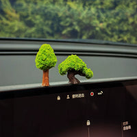 Lucky Tree Car Dashboard Ornament Miniature Landscape Decor