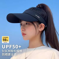 Ice Silk UV Protection Sun Visor for Outdoor Activities