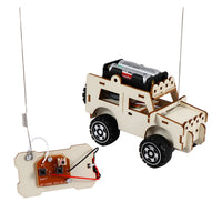 DIY Remote Control Jeep Kit Educational Science Model for Kids